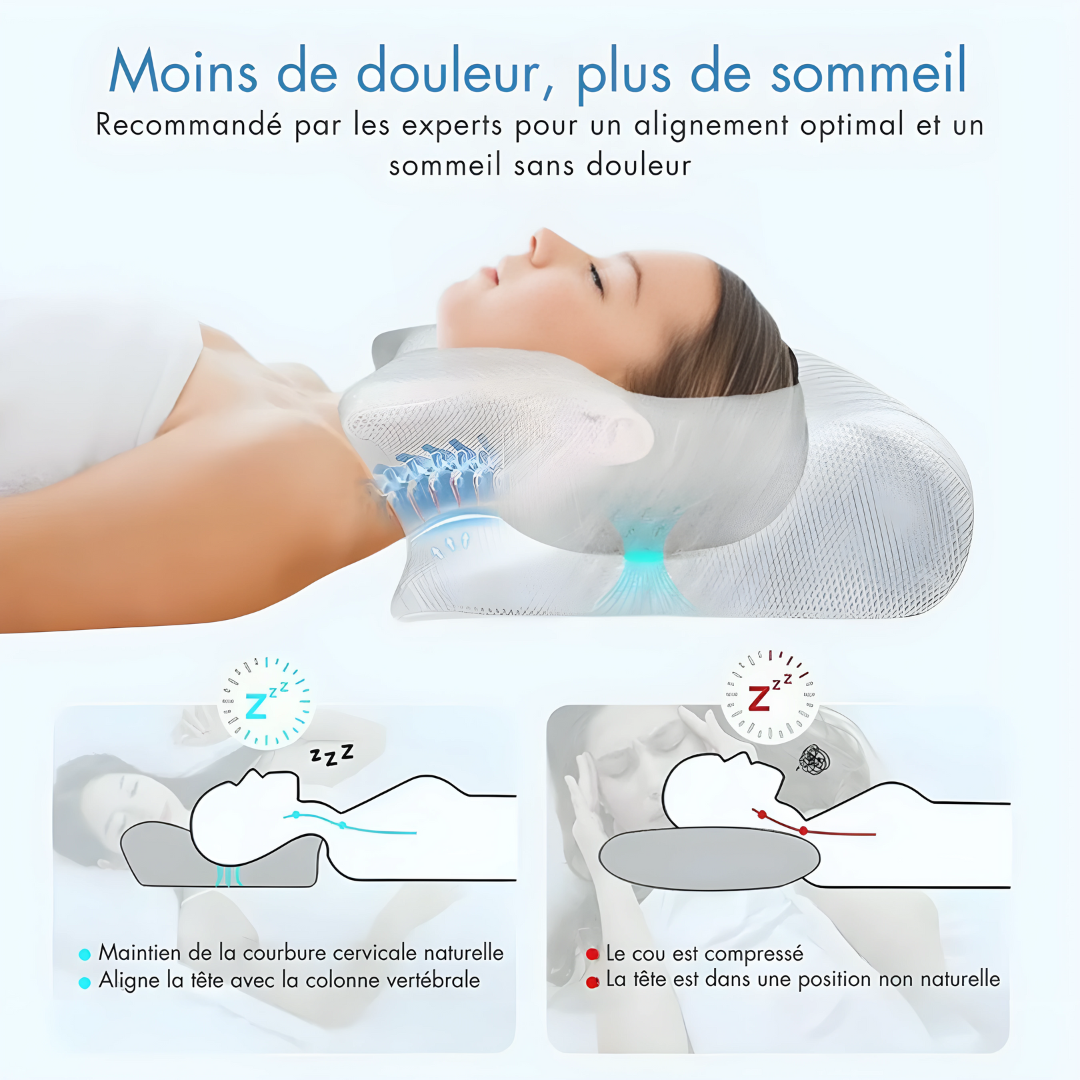 ErgoDream™ - Oreiller à Mémoire De Forme